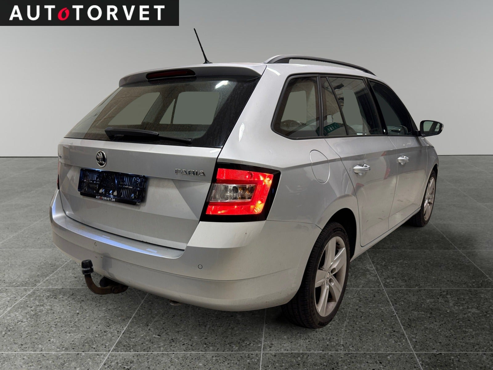 Sølv Skoda Fabia fra 2018