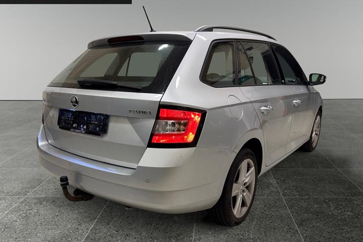 Sølv Skoda Fabia fra 2018