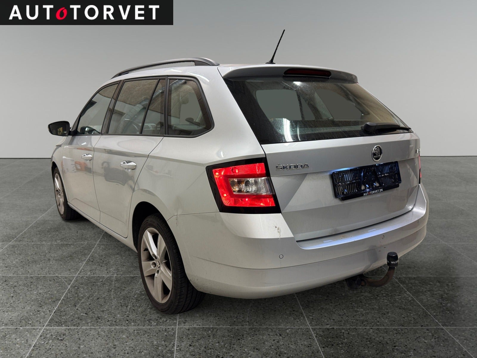Sølv Skoda Fabia fra 2018