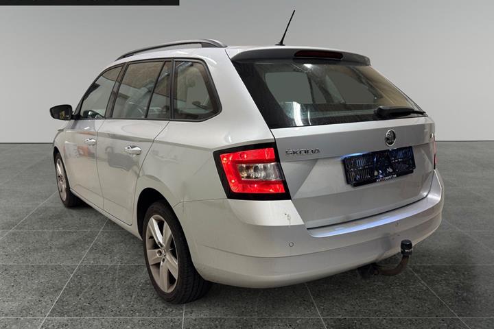 Sølv Skoda Fabia fra 2018