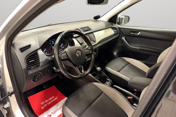 Sølv Skoda Fabia fra 2018