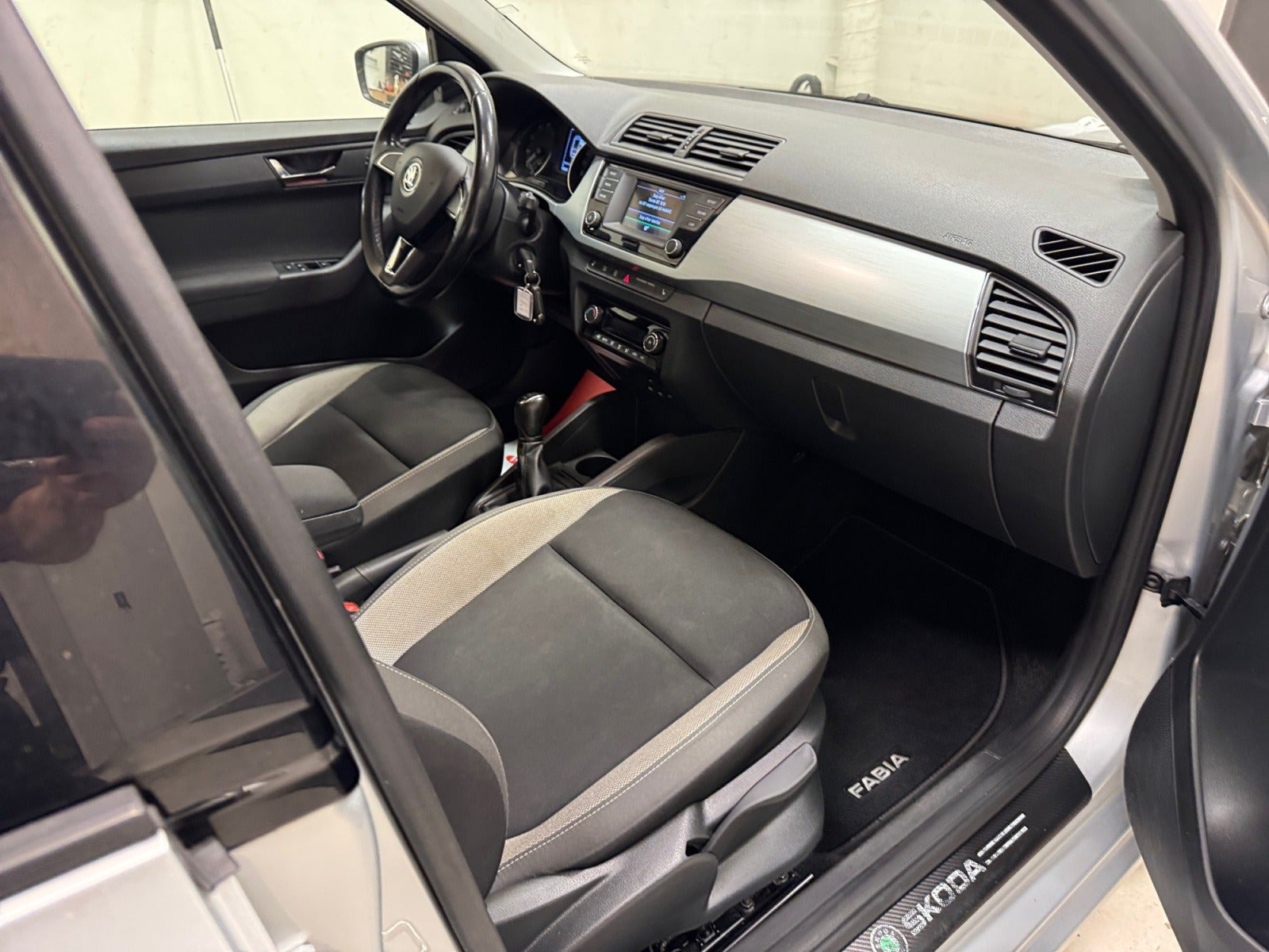 Sølv Skoda Fabia fra 2018