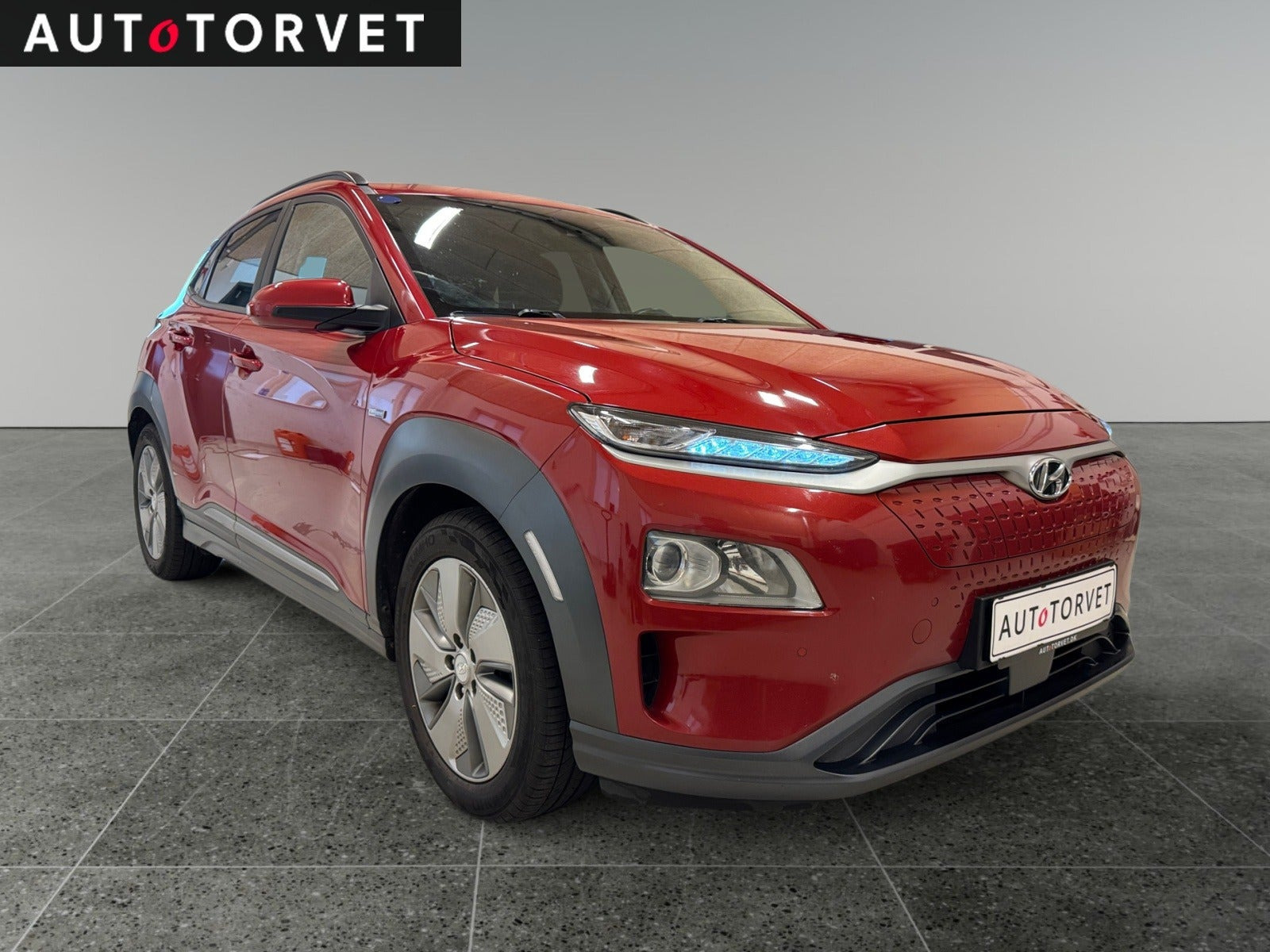 Rød Hyundai Kona fra 2020
