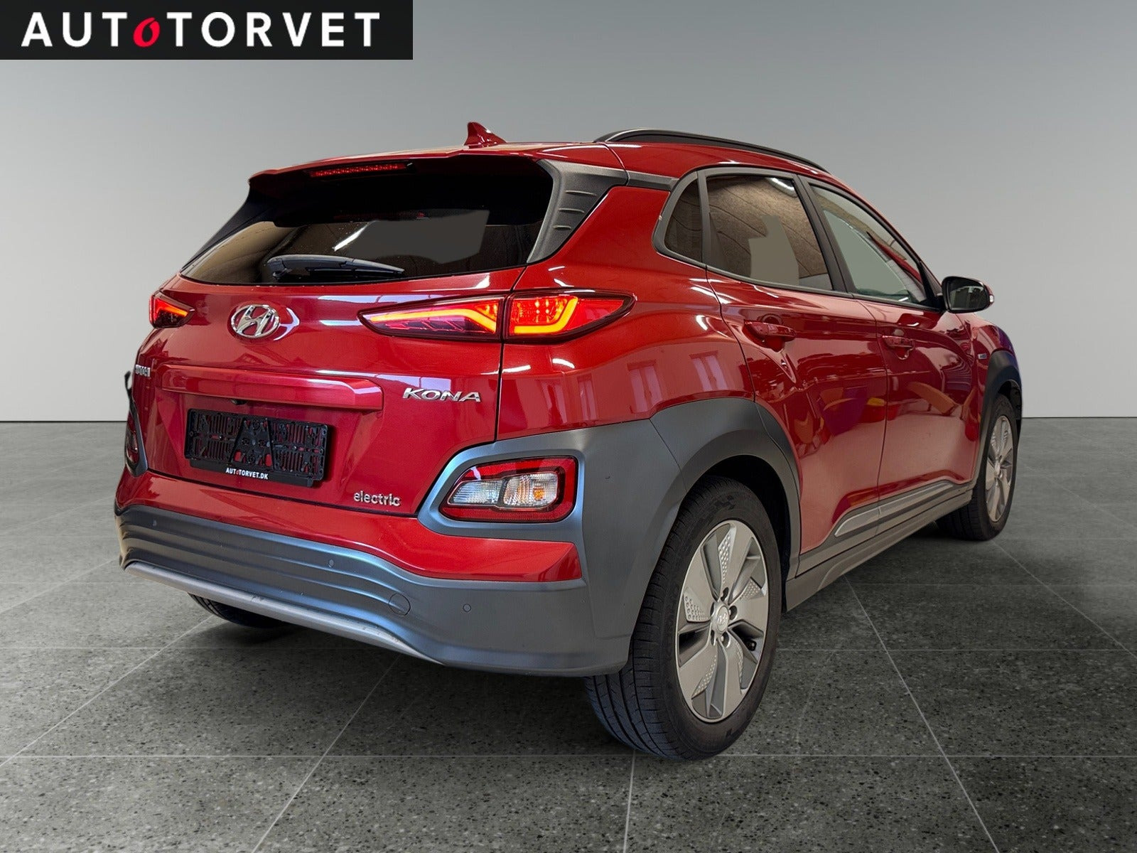 Rød Hyundai Kona fra 2020