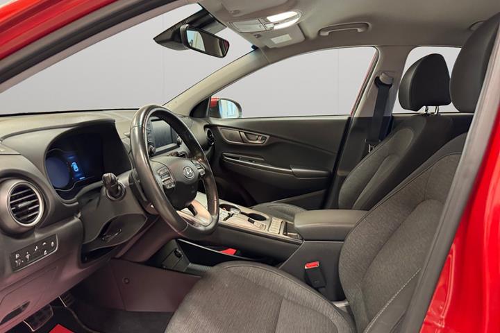 Rød Hyundai Kona fra 2020