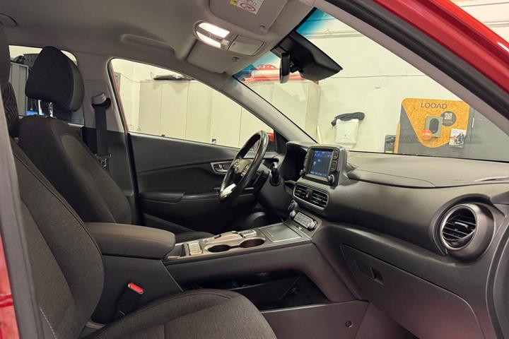 Rød Hyundai Kona fra 2020