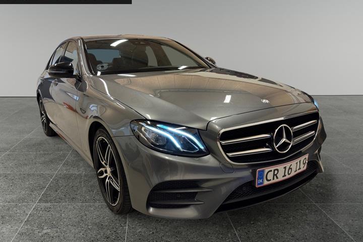 Grå Mercedes E350 d fra 2017