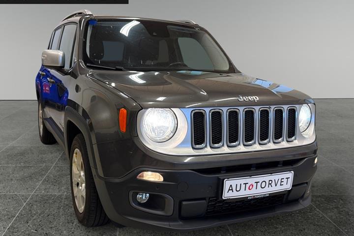 Grå Jeep Renegade fra 2017
