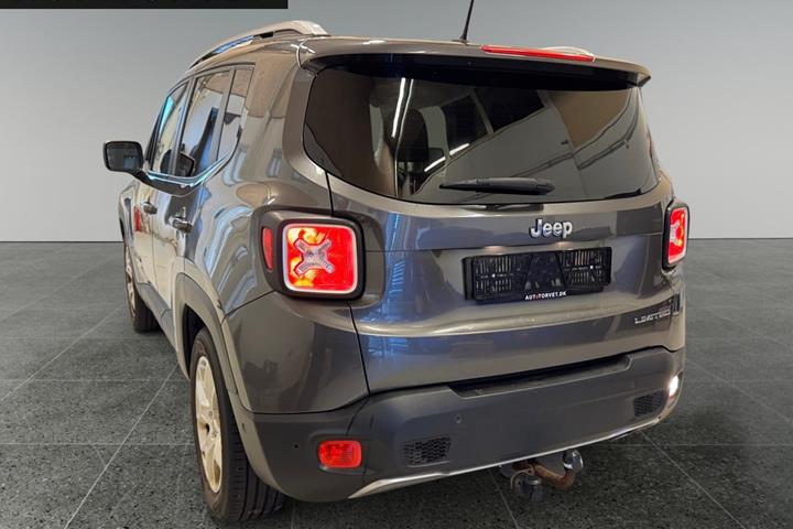 Grå Jeep Renegade fra 2017