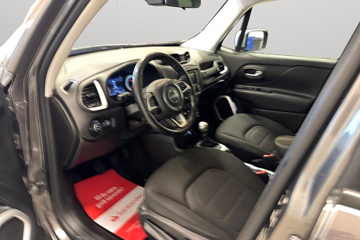 Grå Jeep Renegade fra 2017