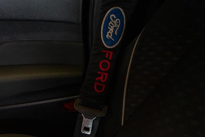 Rød Ford Fiesta fra 2018