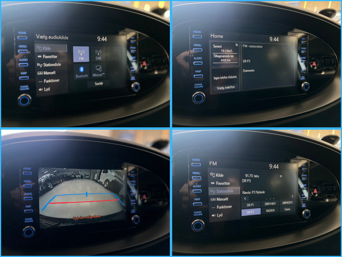 Sølv Toyota Aygo X fra 2022