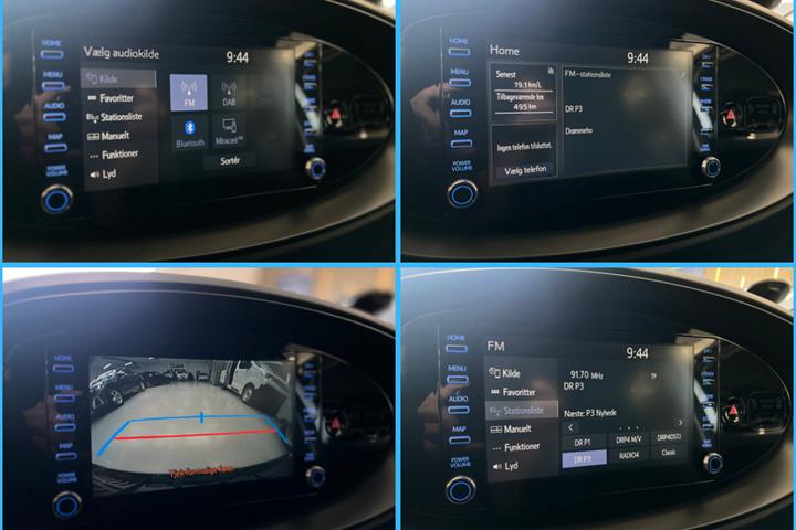 Sølv Toyota Aygo X fra 2022