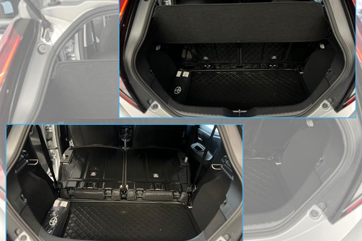 Sølv Toyota Aygo X fra 2022