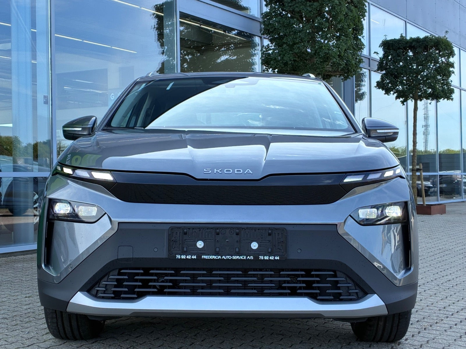 Grå Skoda Elroq fra 2027