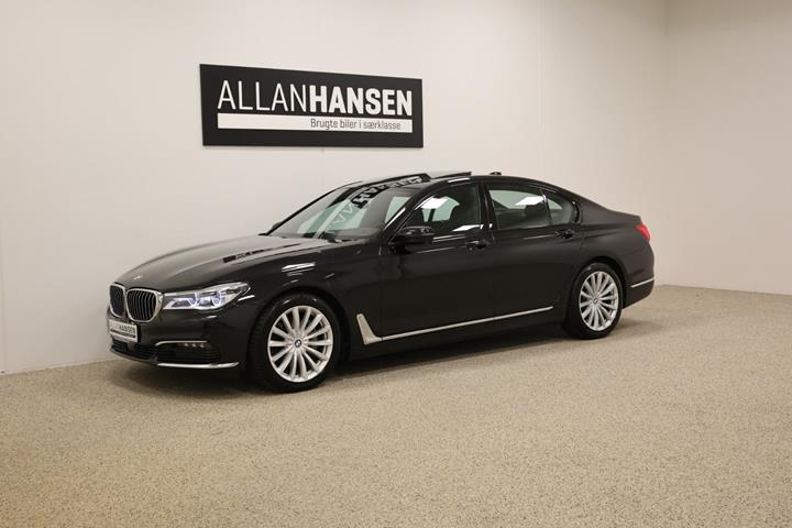 Sort BMW 730d fra 2018