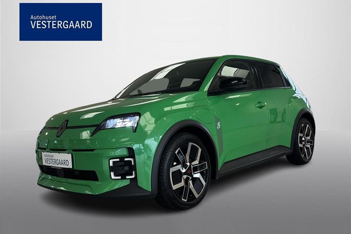 Grøn Renault 5 E-Tech fra 2025