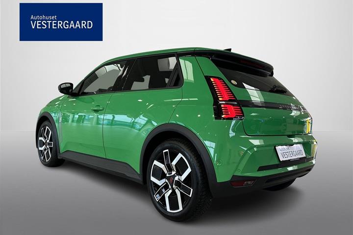 Grøn Renault 5 E-Tech fra 2025
