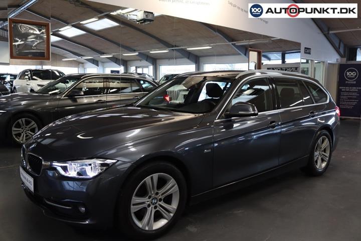 Grå BMW 320d fra 2018