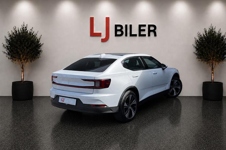 Hvid Polestar 2 fra 2023