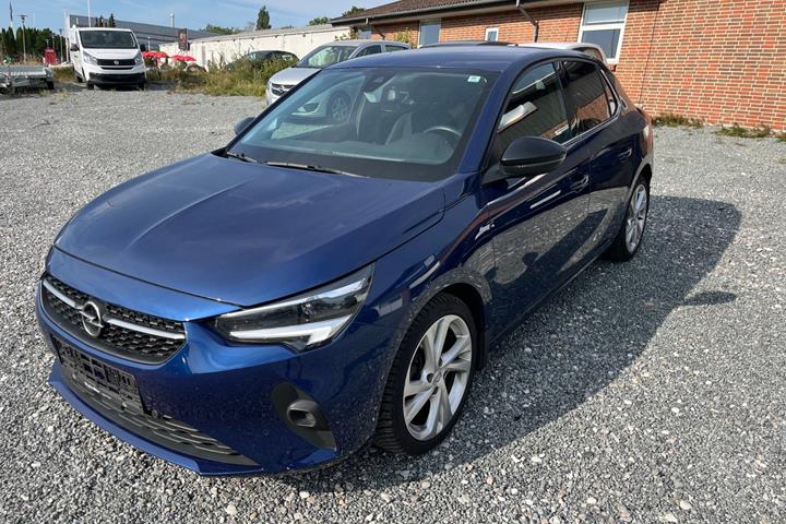 Blå Opel Corsa fra 2020