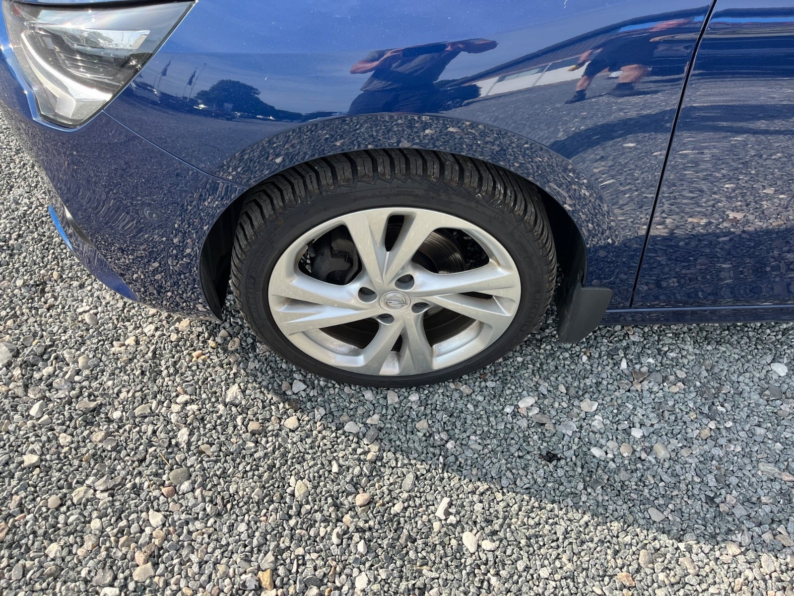 Blå Opel Corsa fra 2020