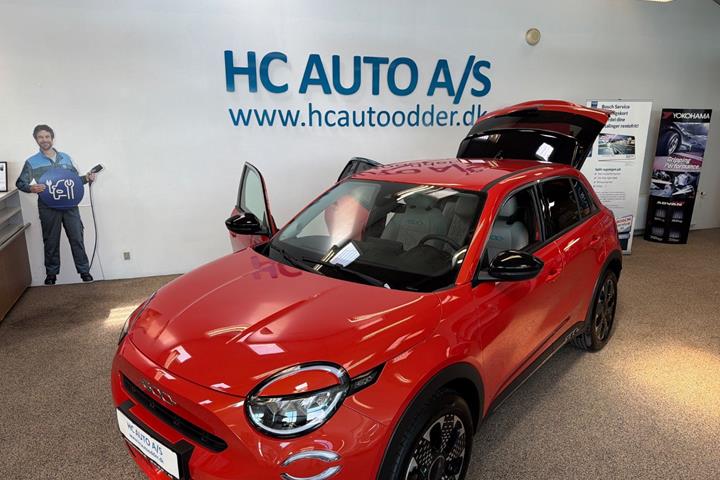 Orange Fiat 600e fra 2024