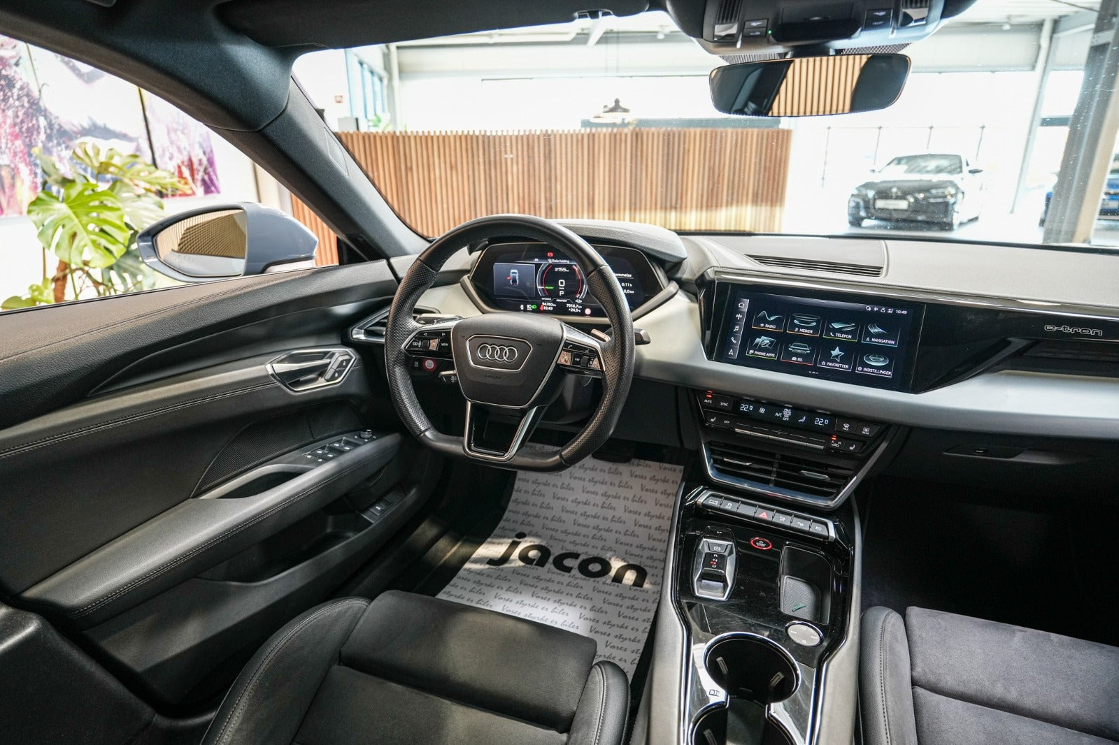 Blå Audi e-tron GT fra 2022
