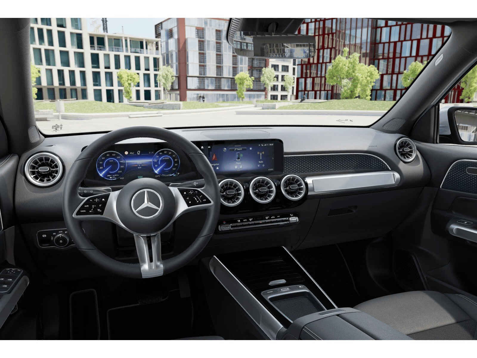 Sølv Mercedes EQB250+ fra 2025