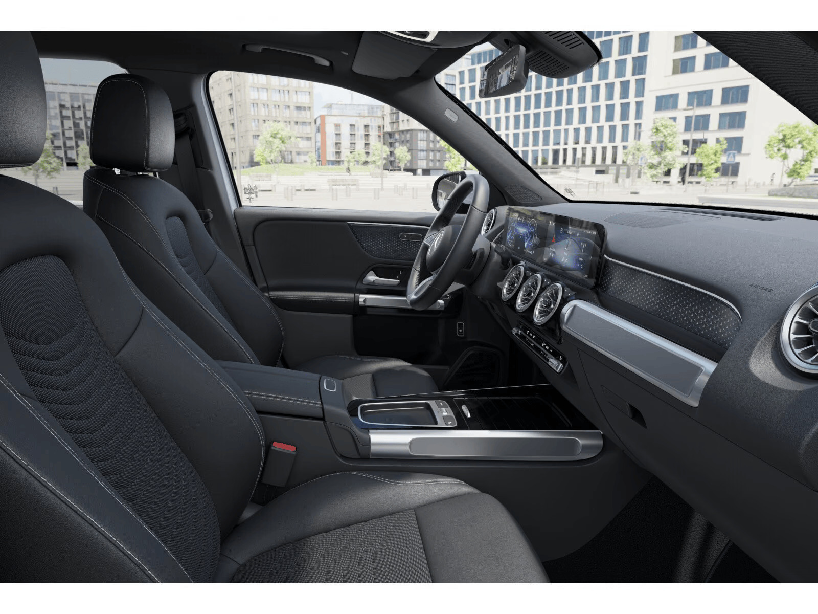 Sølv Mercedes EQB250+ fra 2025
