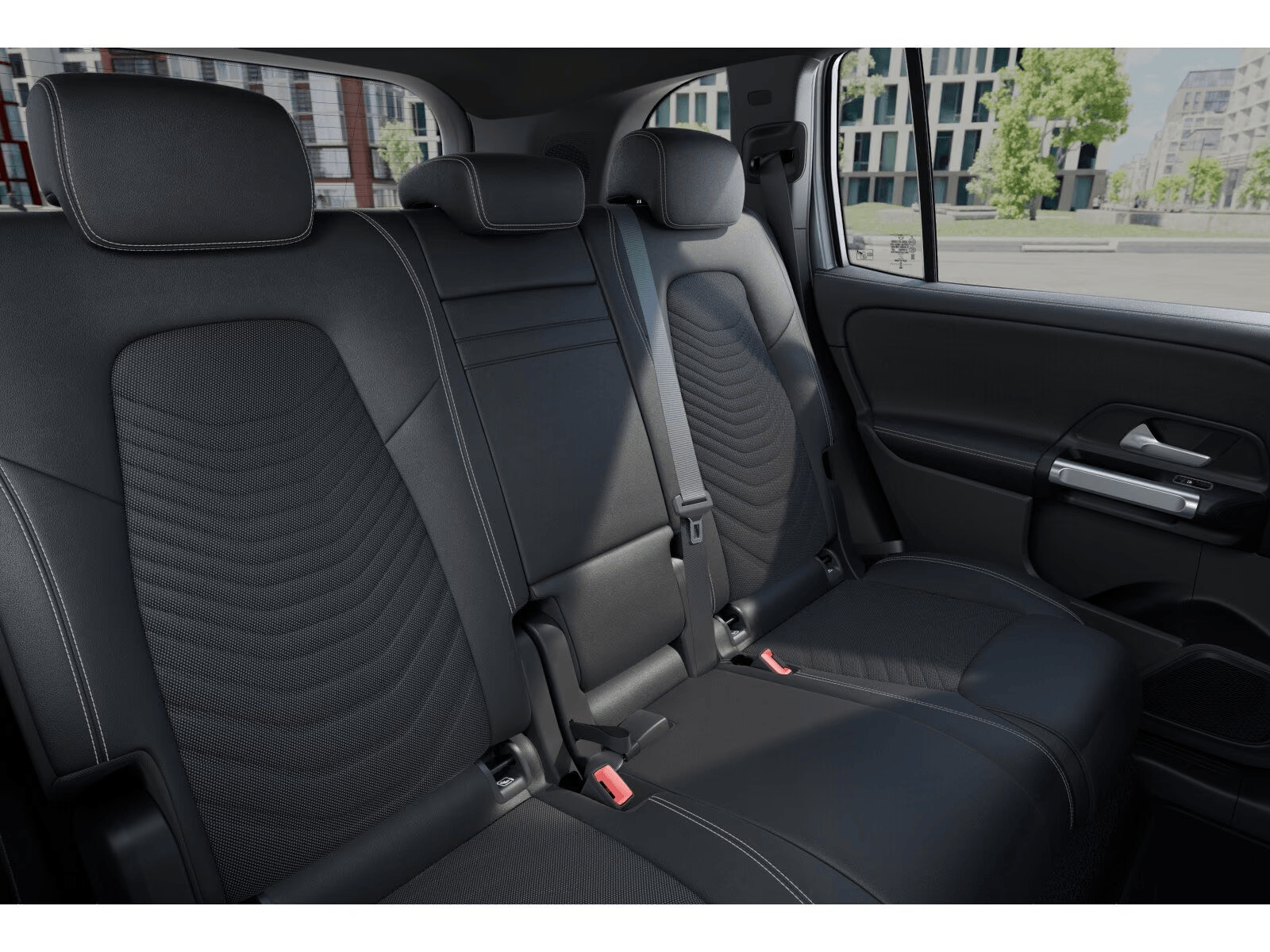 Sølv Mercedes EQB250+ fra 2025