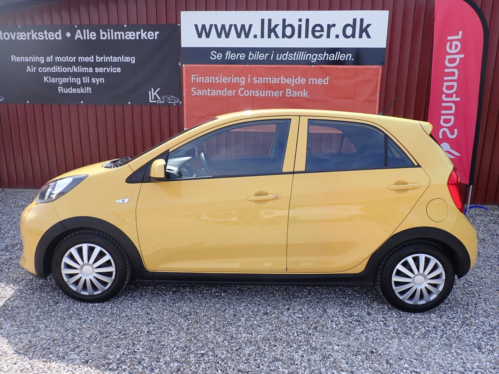 Gul Kia Picanto fra 2016