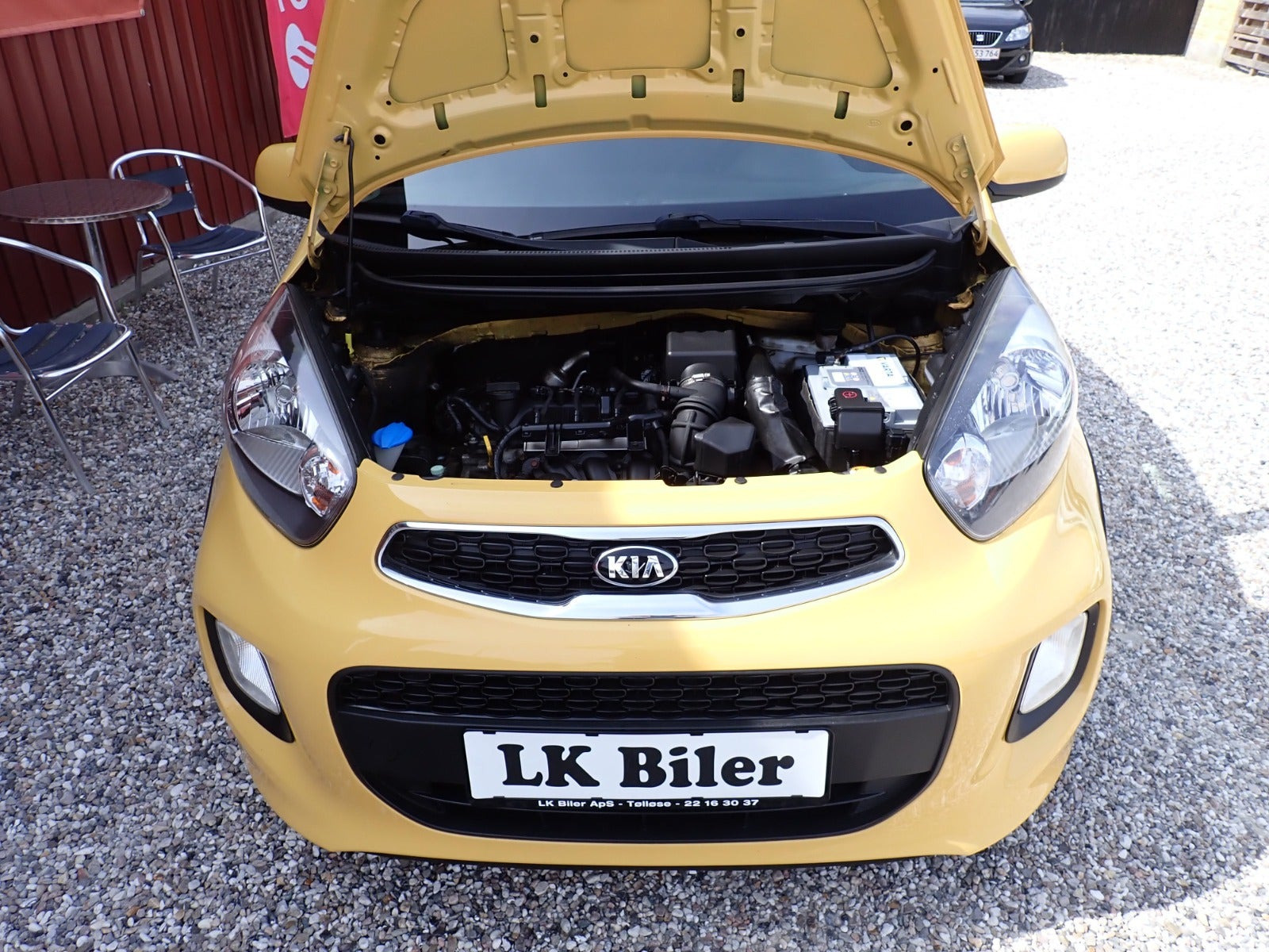 Gul Kia Picanto fra 2016