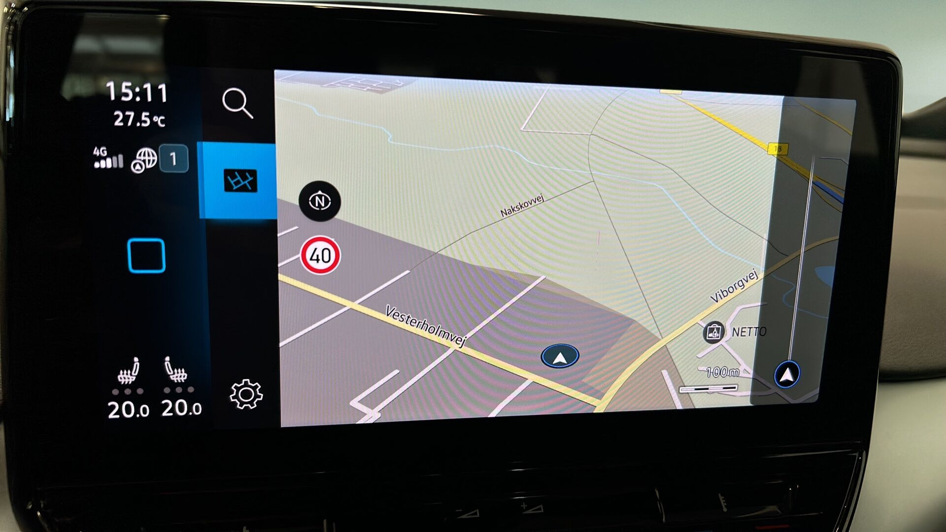 Blå VW ID.4 fra 2023