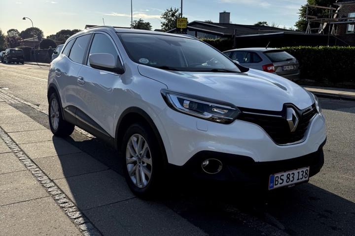 Hvid Renault Kadjar fra 2017