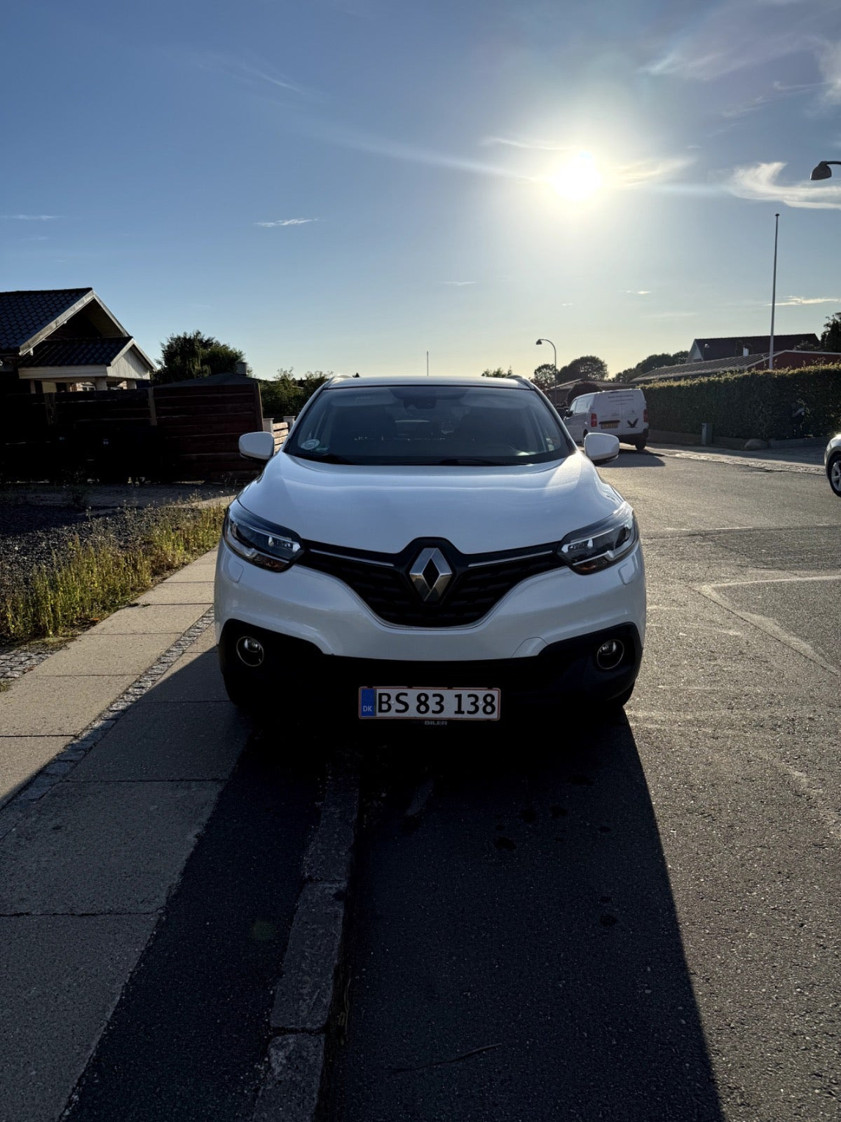 Hvid Renault Kadjar fra 2017