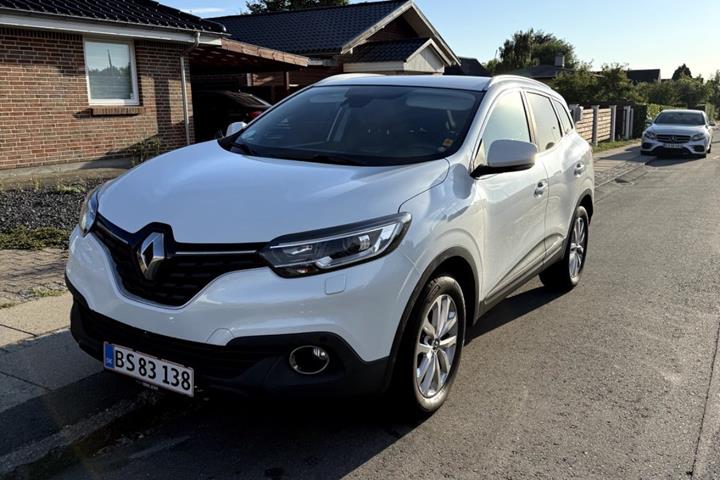 Hvid Renault Kadjar fra 2017