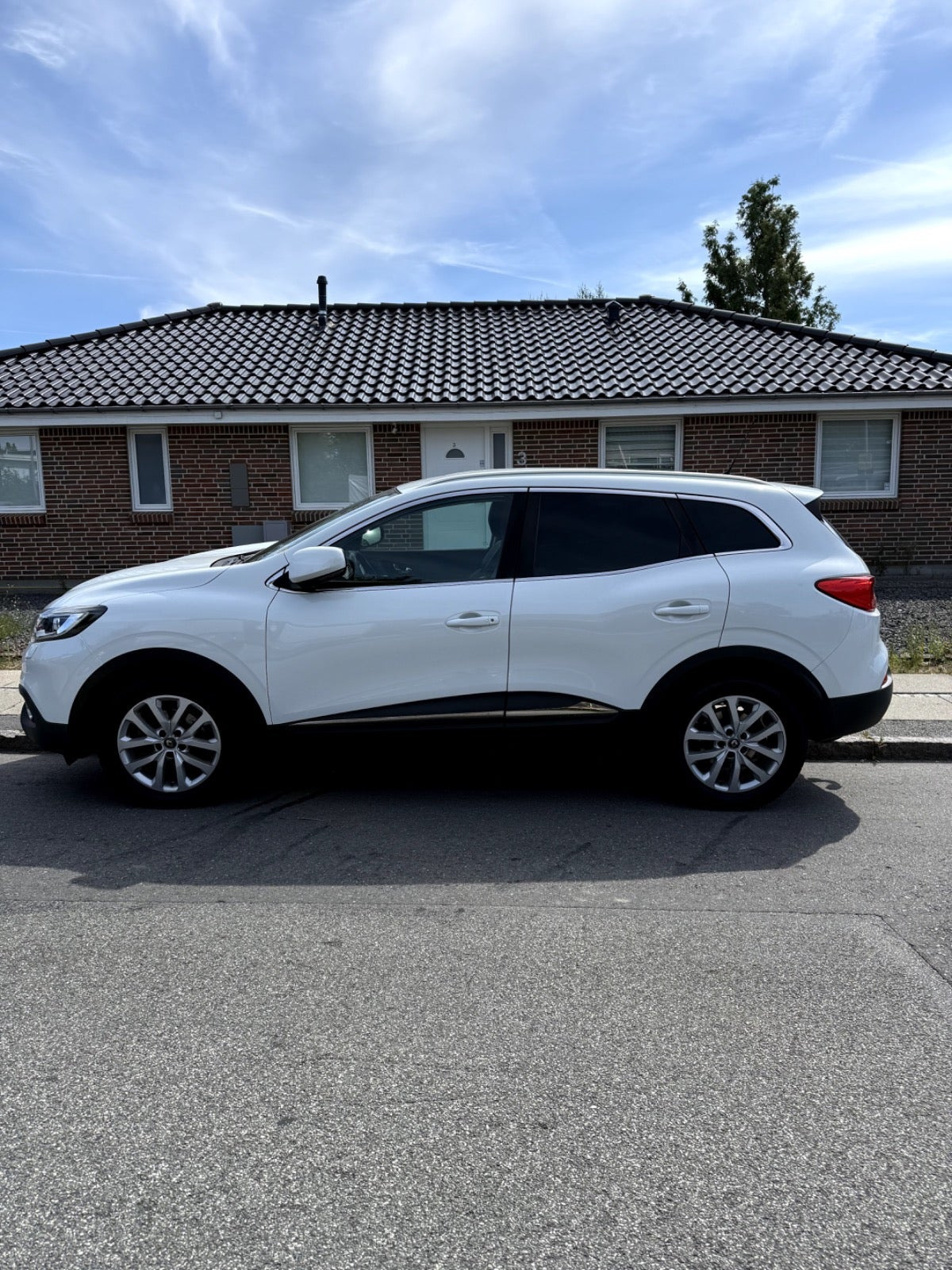 Hvid Renault Kadjar fra 2017