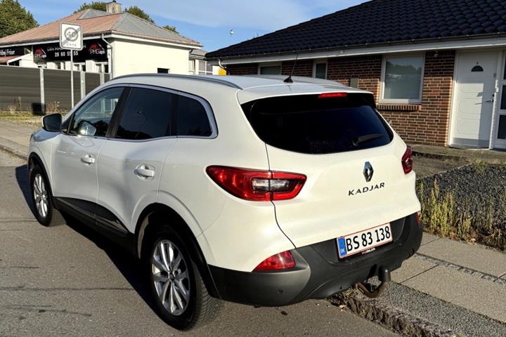 Hvid Renault Kadjar fra 2017