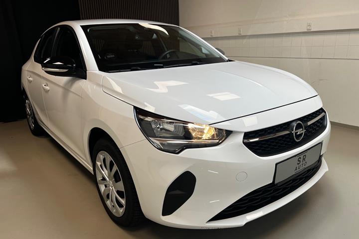 Hvid Opel Corsa-e fra 2021