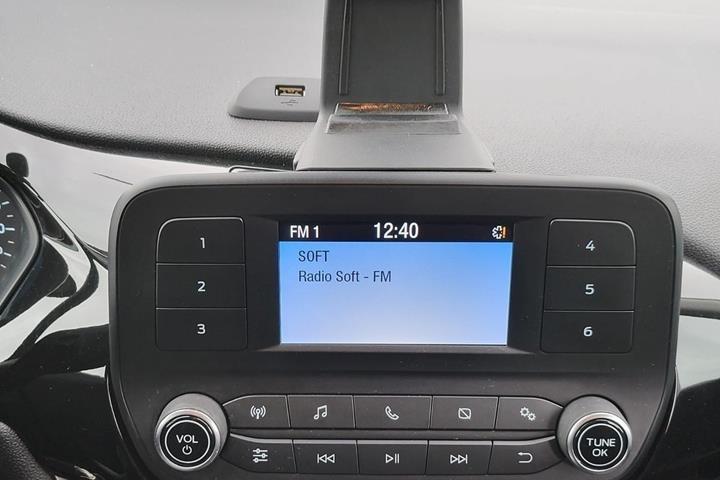 Sort Ford Fiesta fra 2018