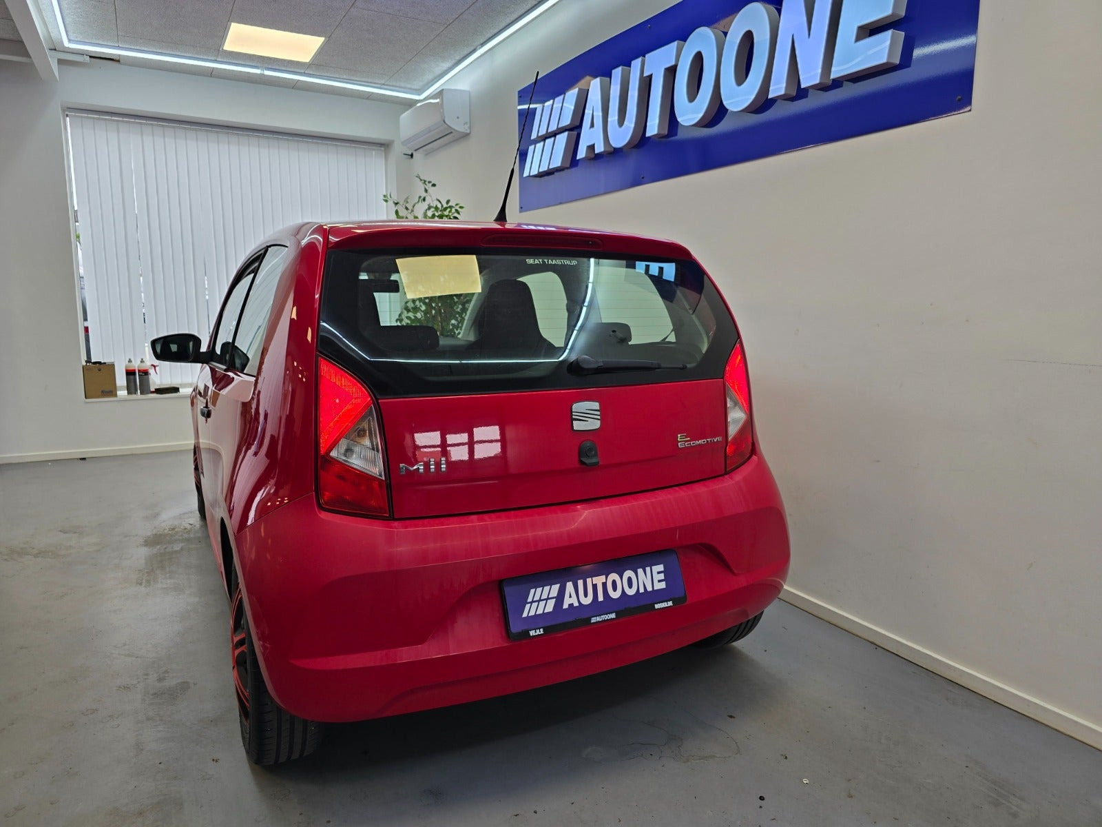 Rød Seat Mii fra 2013
