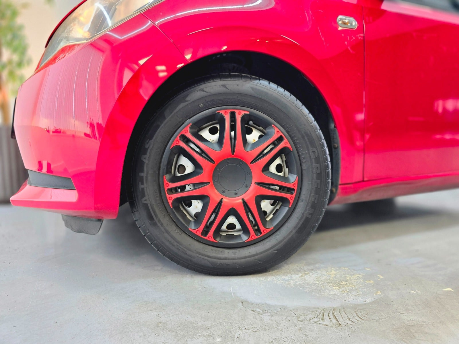 Rød Seat Mii fra 2013