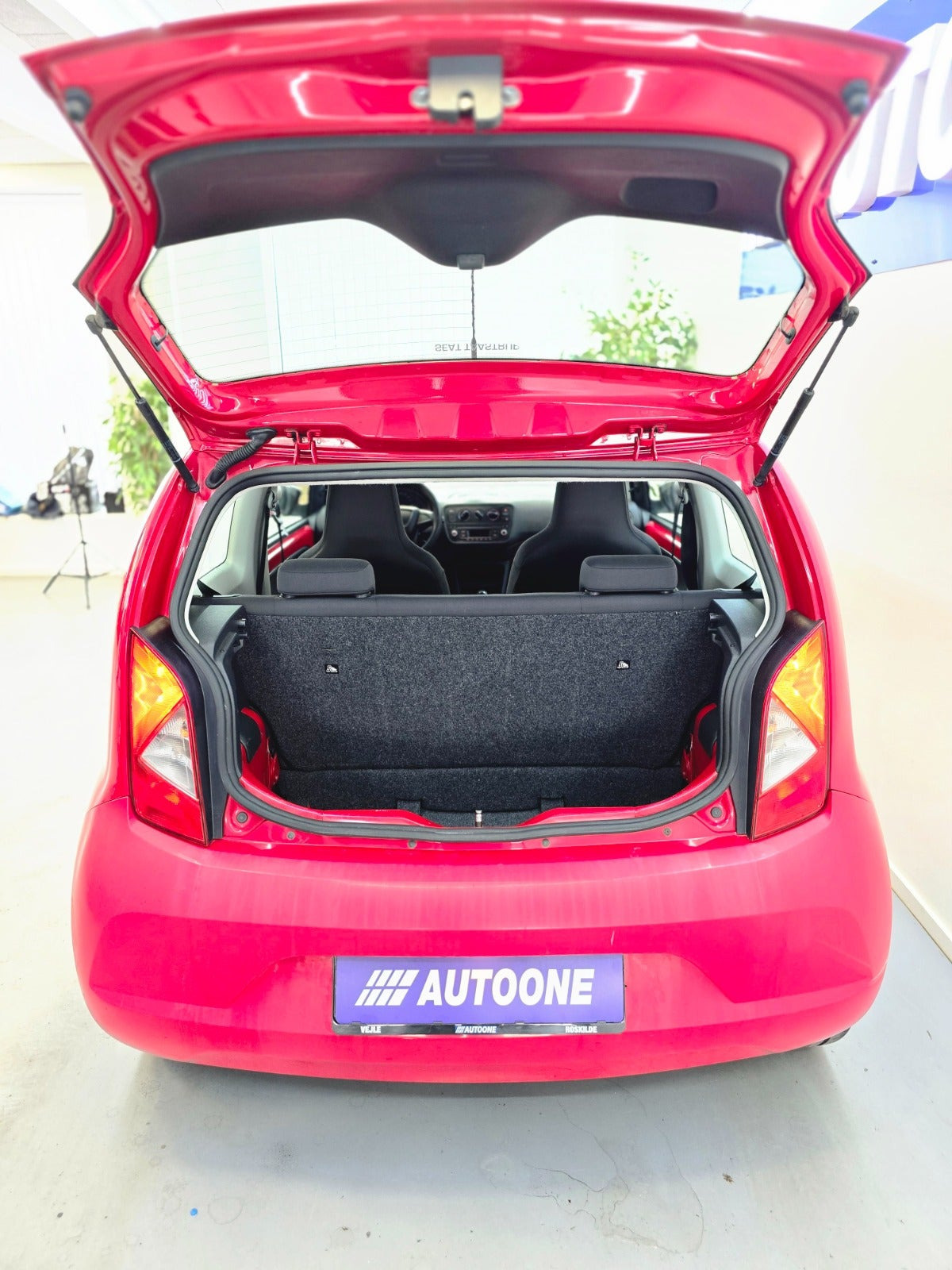 Rød Seat Mii fra 2013