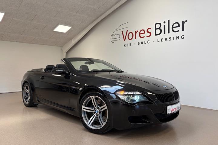 Sort BMW M6 fra 2008
