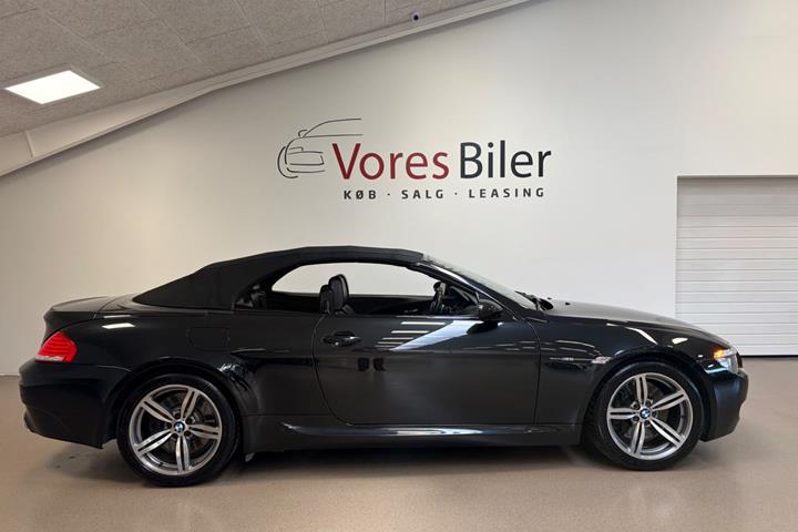 Sort BMW M6 fra 2008
