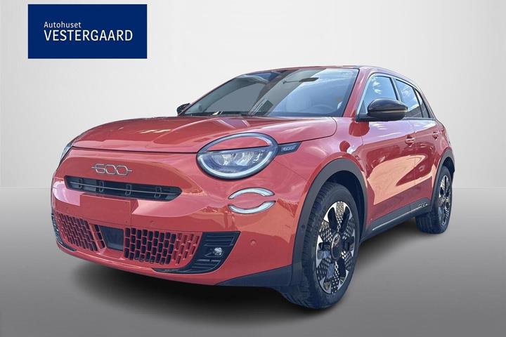 Orange Fiat 600e fra 2025