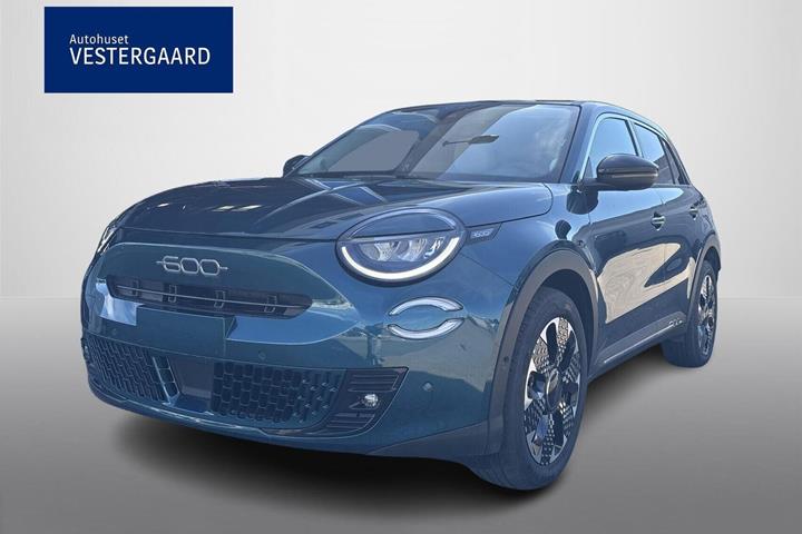 Grøn Fiat 600e fra 2025