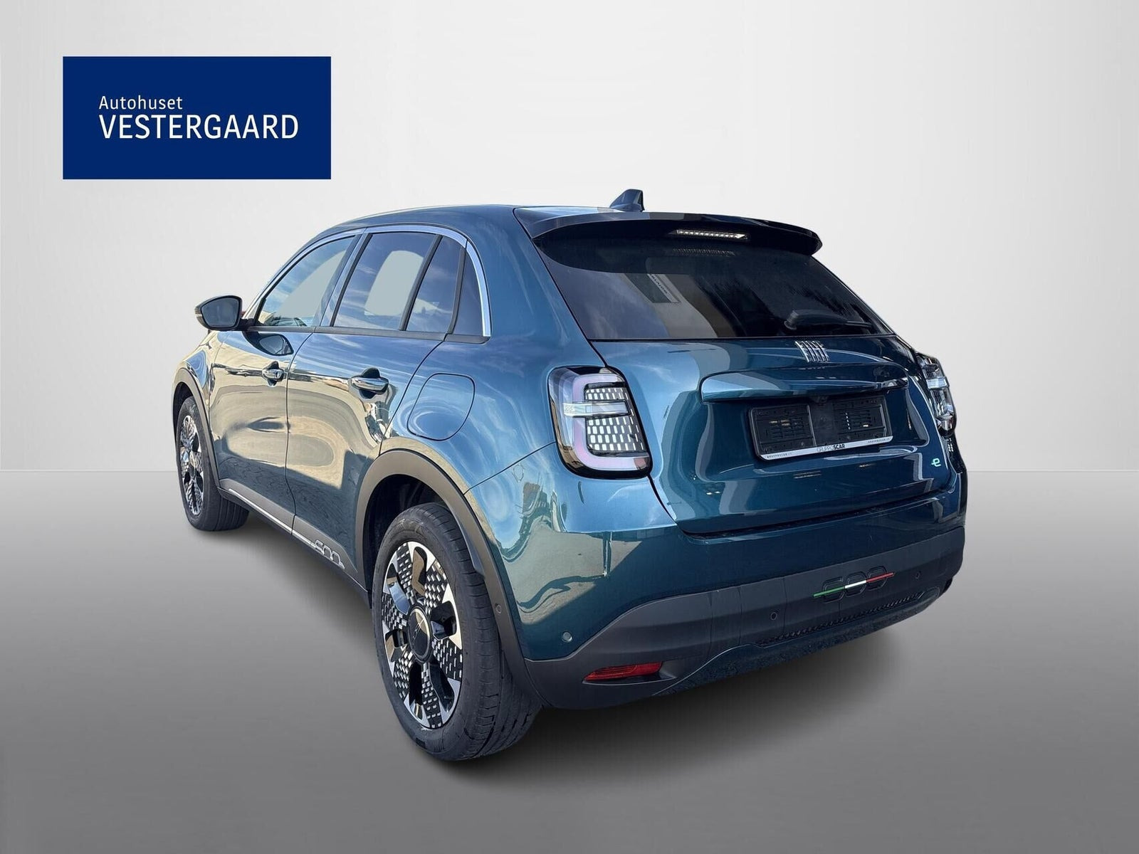 Grøn Fiat 600e fra 2025