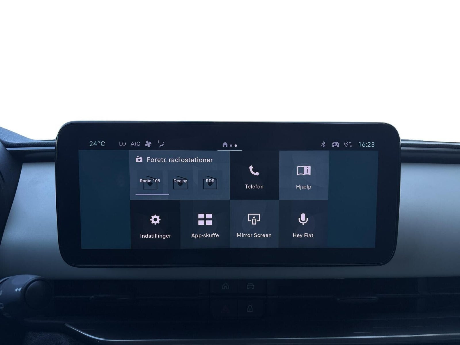Grøn Fiat 600e fra 2025